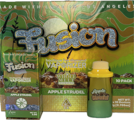 Apple Strudel Whole Melts x Fusion – 2G Hybrid Disposable Vape - Official Whole Melt Extracts