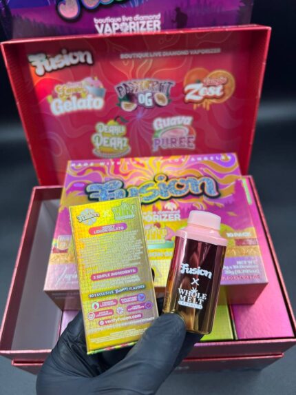 Berry Lemon Gelato Whole Melts x Fusion – 2G Hybrid Disposable Vape - Official Whole Melt Extracts