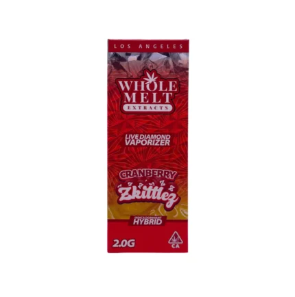 Cranberry Zkittlez Whole Melts Disposable – Hybrid - Official Whole Melt Extracts