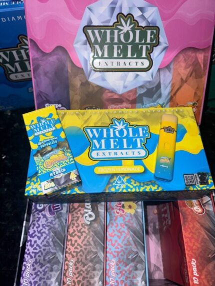 Frozen Lemonade Whole Melts Disposable – Hybrid - Official Whole Melt Extracts