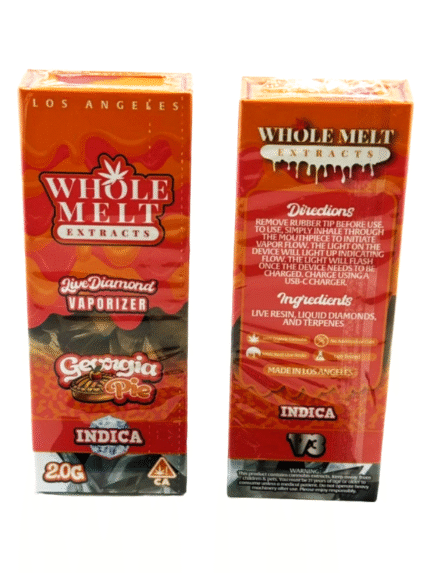 Georgia Pie Whole Melts Disposable – Indica - Official Whole Melt Extracts