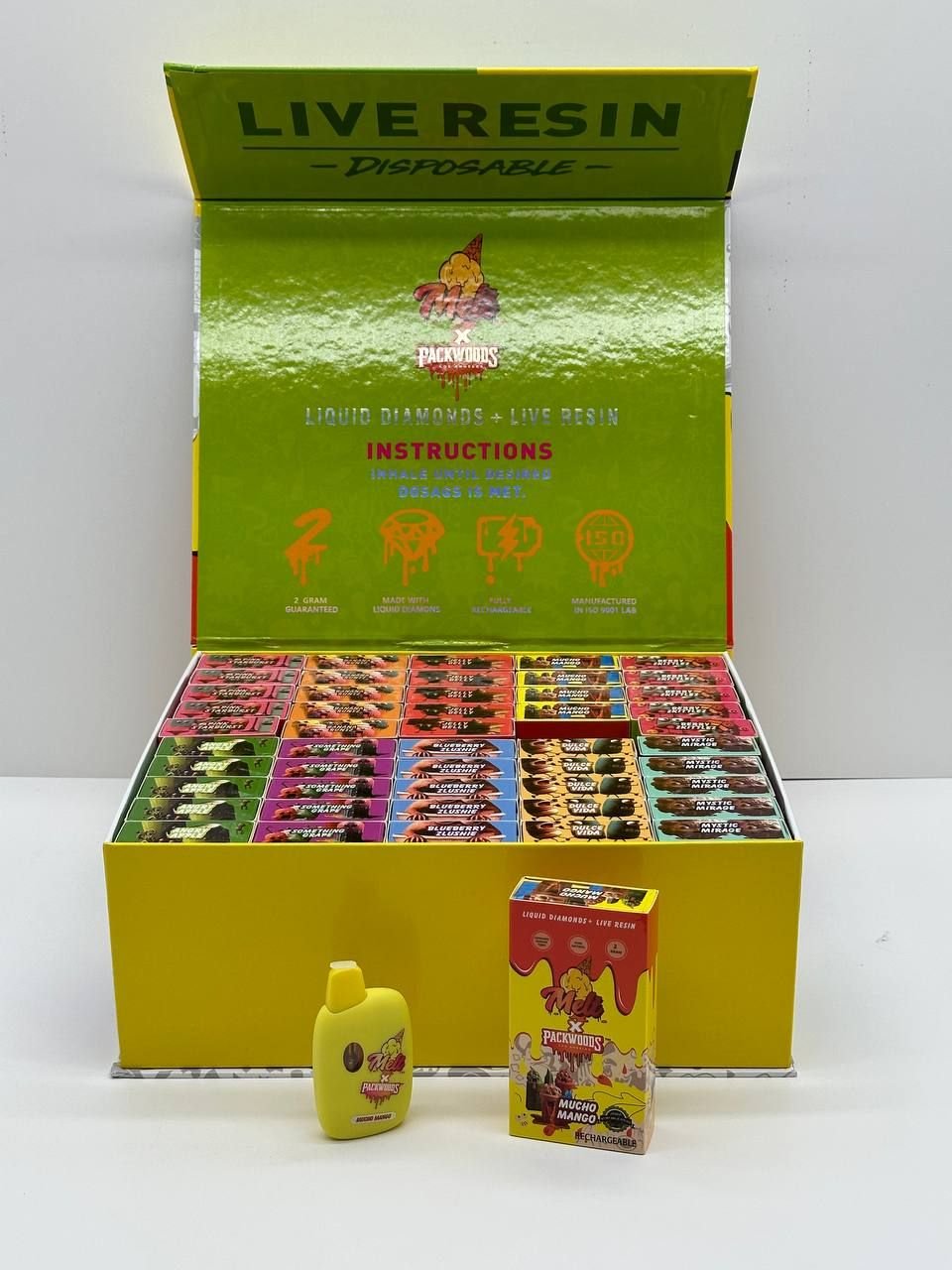 Melt X Packwoods Disposable - 10 Variety Pack Melt X Packwoods Disposable - 10 Variety Pack