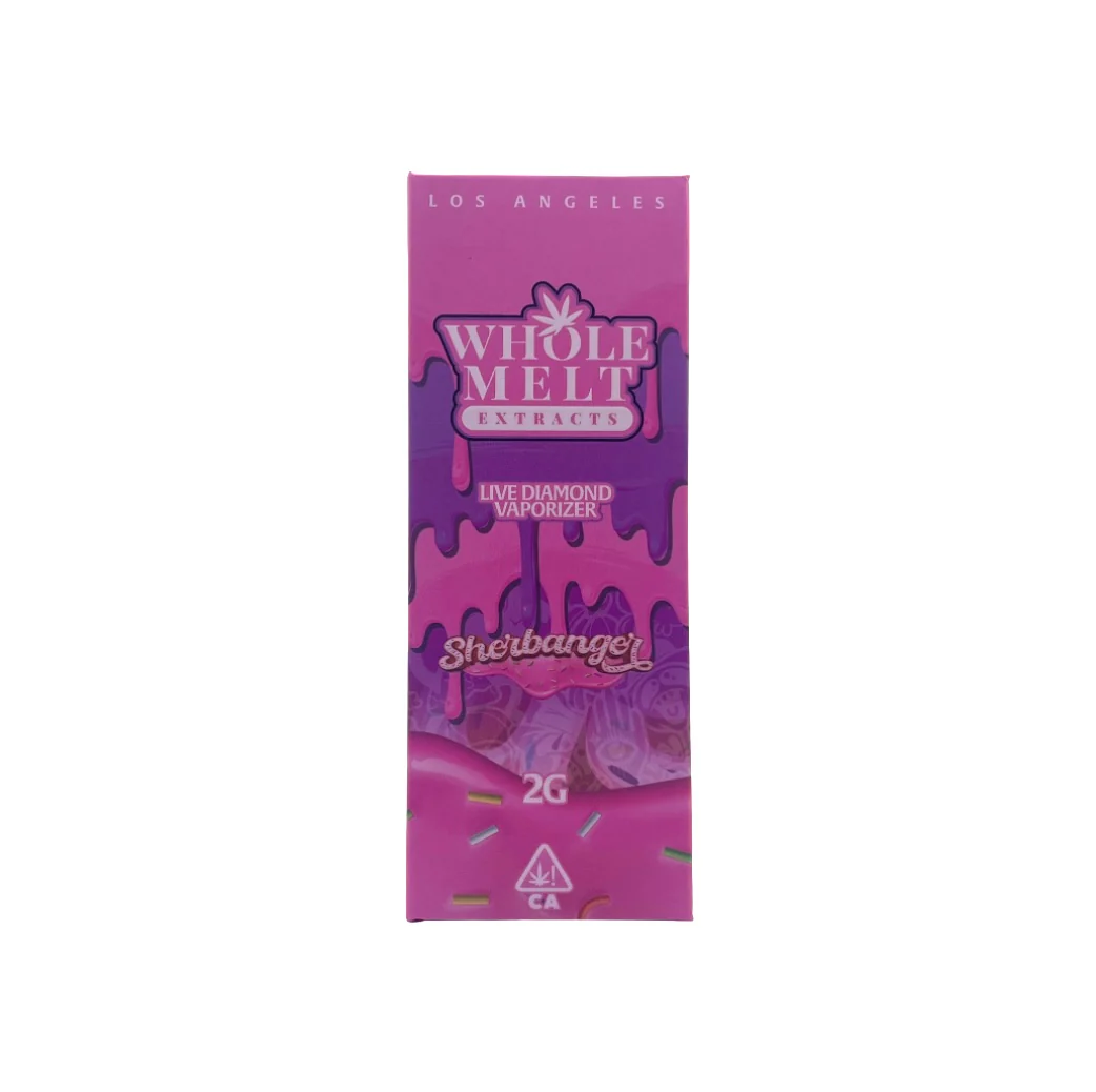 Sherbanger Whole Melts Disposable – Hybrid - Official Whole Melt Extracts Whole Melt Sherbanger
