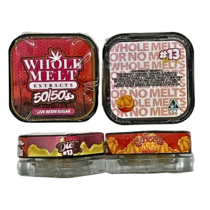 Whole Melt Extracts 50/50’s Live Resin Sugar “Sweet Diesel #13” & “Tangelo” - Official Whole Melt Extracts